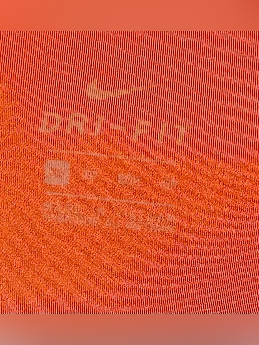 Nike Black Leggings Coral Waistband Training Workout Yoga Tights Women's XS - Picture 4 of 4